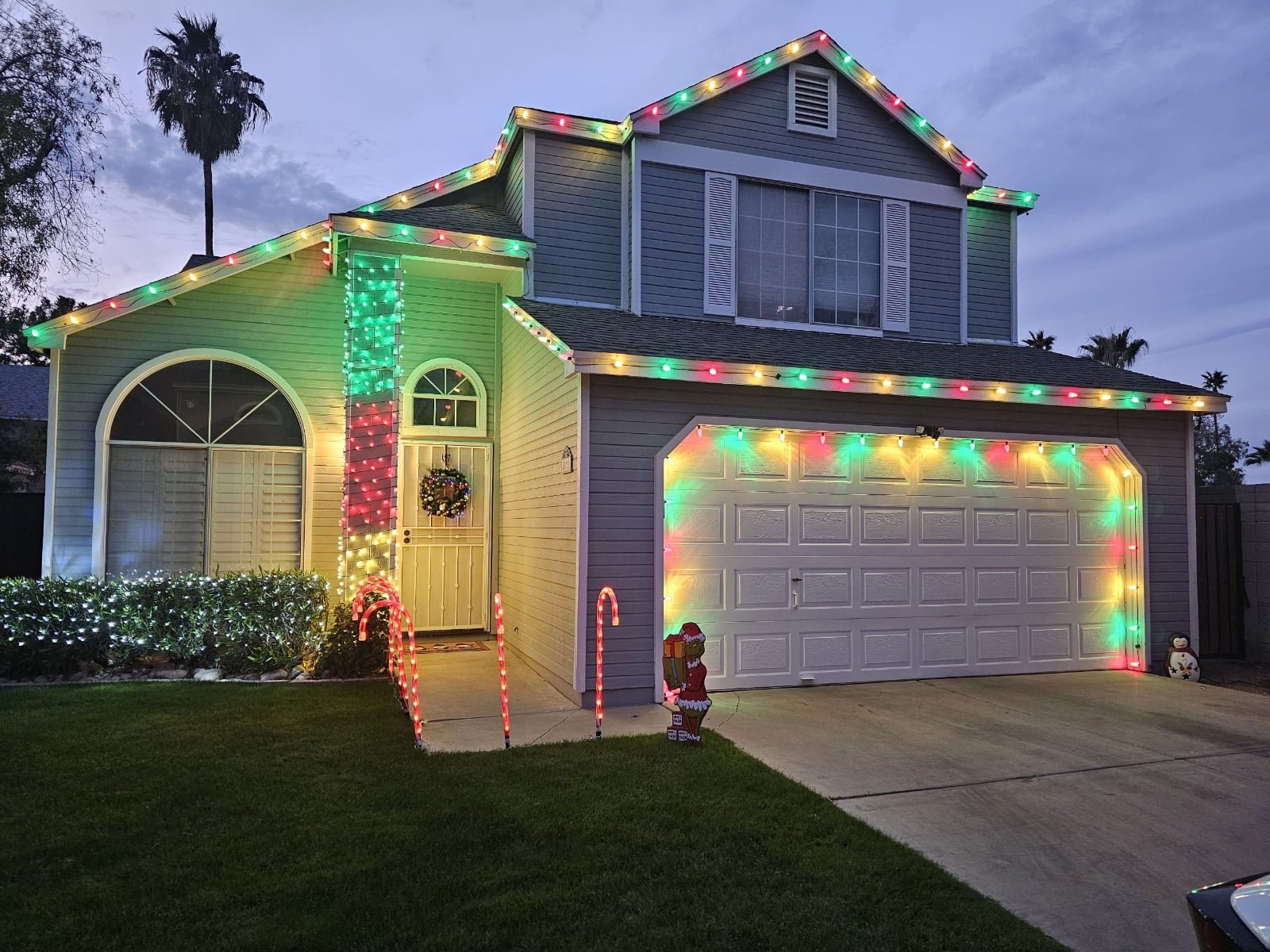 scottsdale az house holiday lights installer