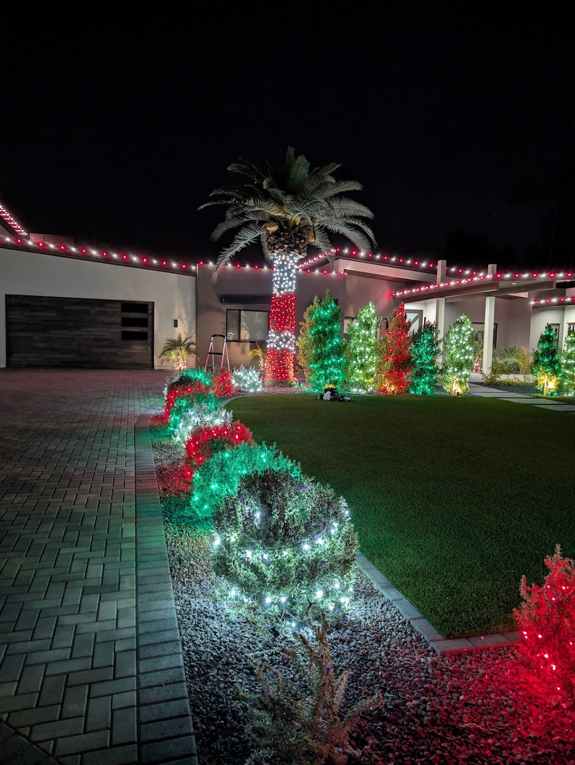 festive holiday lighting near me